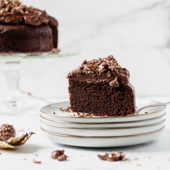 Ferrero rocher cake