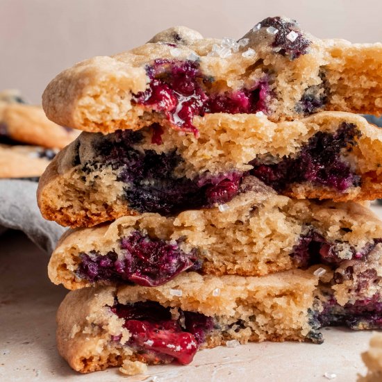 lemon blueberry cookies