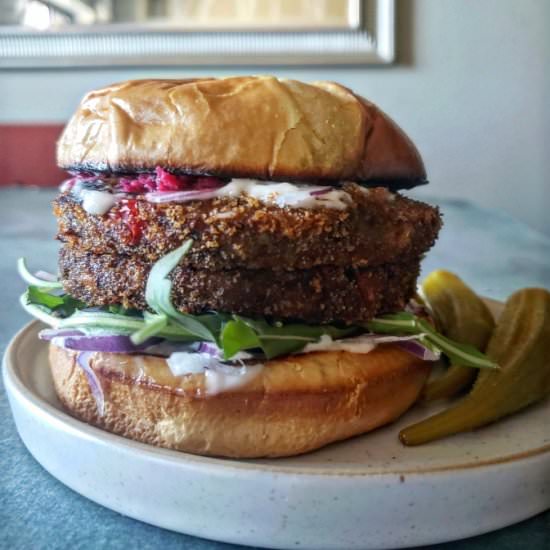 Black Bean & Corn Sandwich