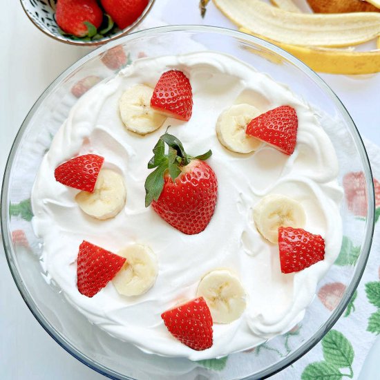 Strawberry Banana Pudding