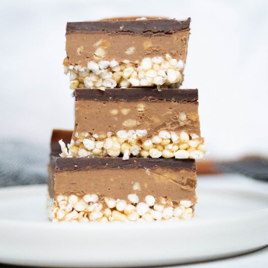 Chocolate peanut butter squares