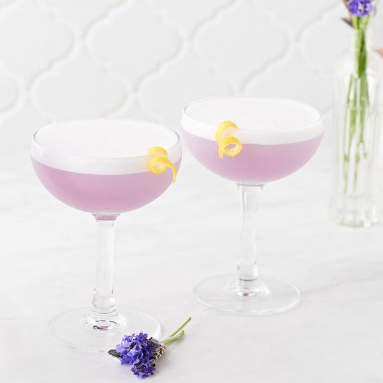 Lavender Elderflower Gin Sour