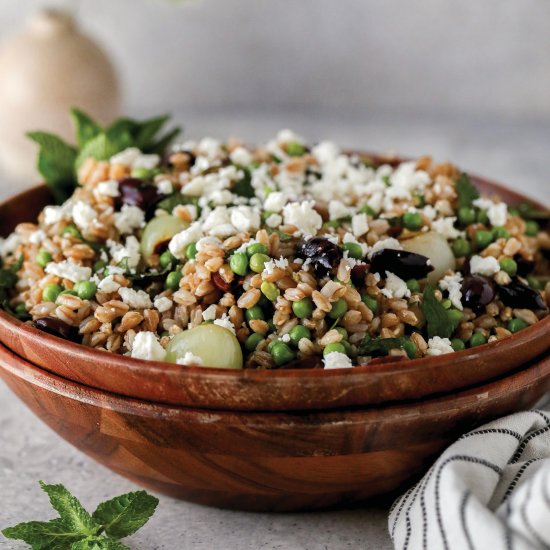 Farro Salad with Feta and Mint