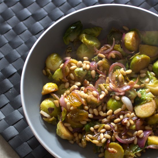 Brussel Sprouts Agrodolce Recipe