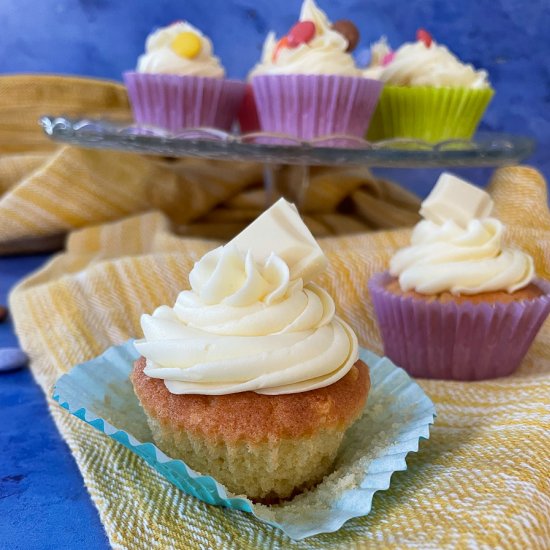 White Chocolate Cupcakes