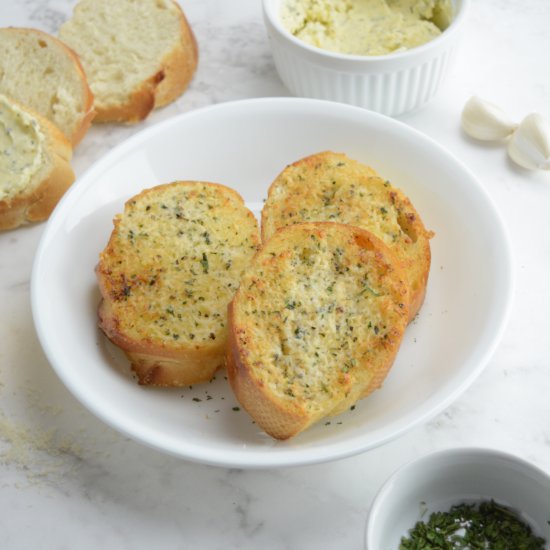 air fryer garlic bread