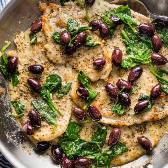 Chicken with Kalamata Olives