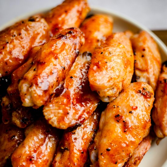 honey lemon pepper chicken wings