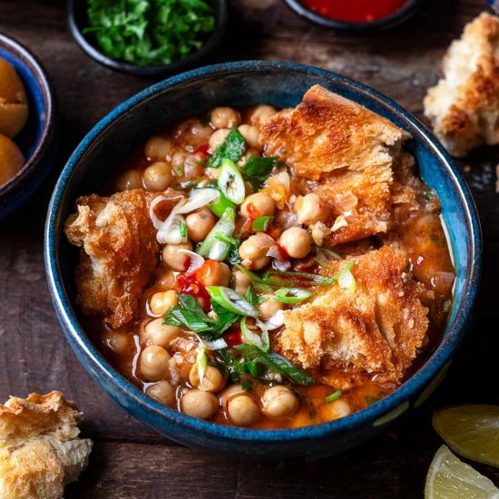 Lablabi (Tunisian Chickpea Stew)