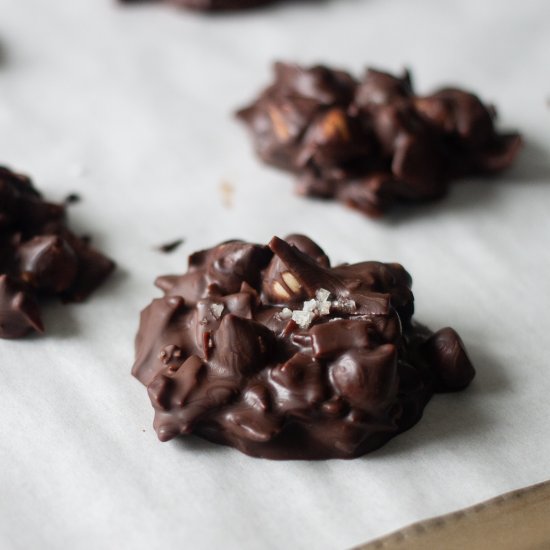 Keto Chocolate & Coconut Clusters