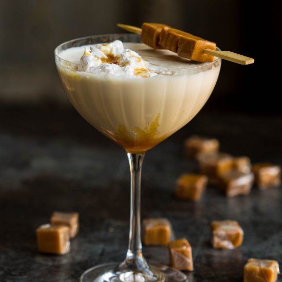 Rumchata caramel martini