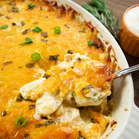 Scalloped Potatoes with Cheese