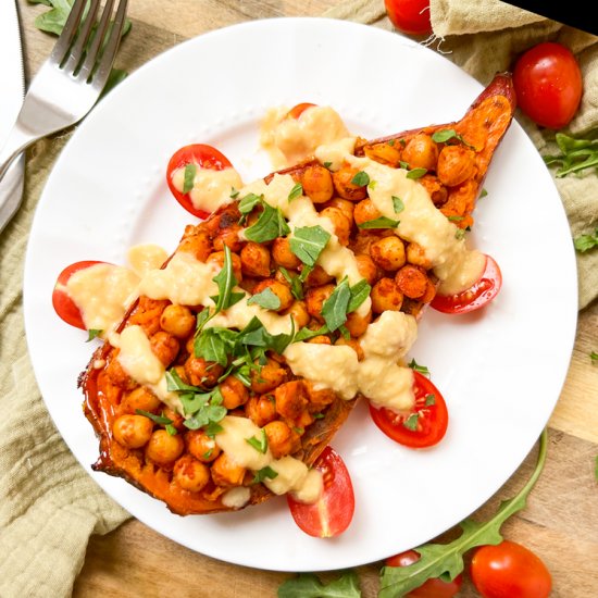 Sweet Potatoes with Chickpeas