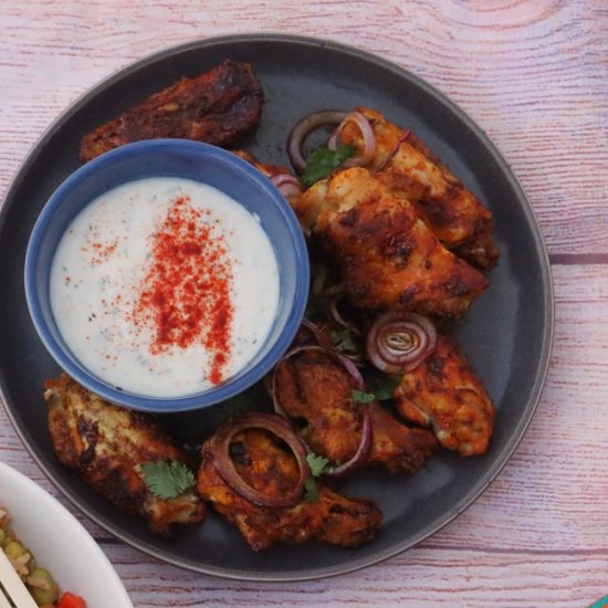 Turkish Chicken Wing Kebabs