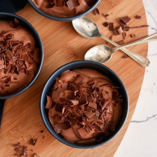 Nutella cheesecake mousse