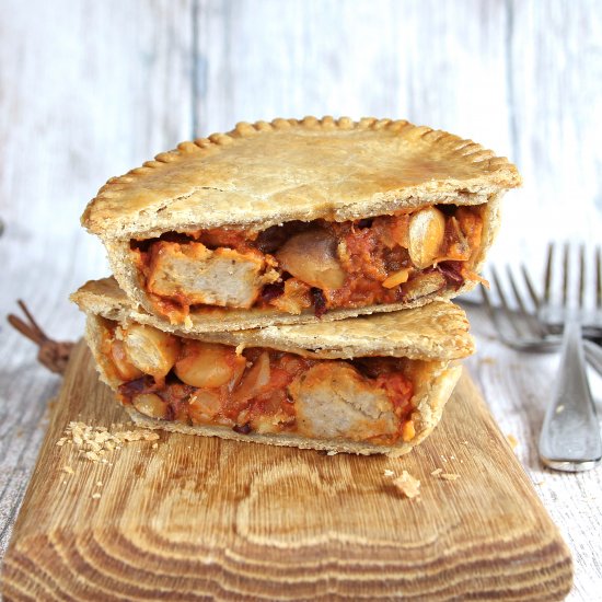 Sausage Pie with Beans