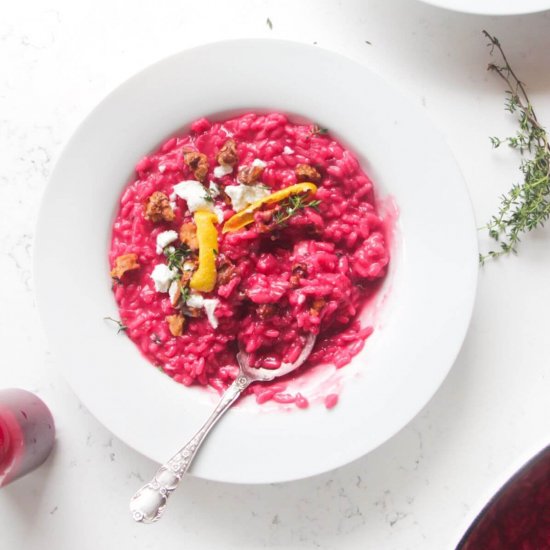 Easy Beetroot Risotto