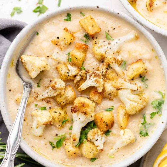 Creamy Cauliflower Soup Recipe