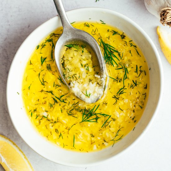 Garlic Butter Sauce for Seafood