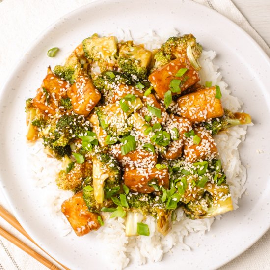 Tofu Broccoli Stir Fry