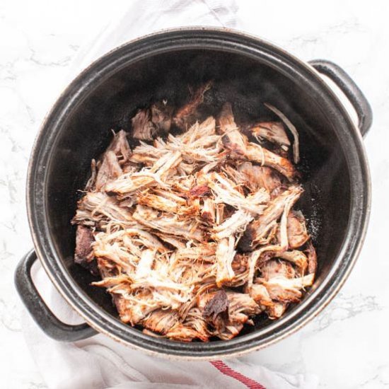 Oven roasted pulled pork