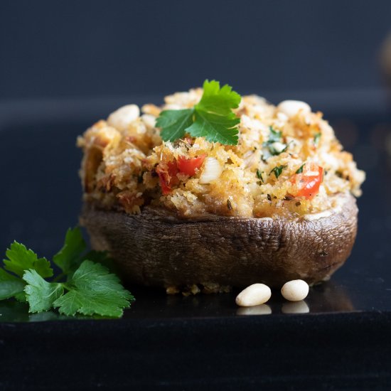 Vegan Stuffed Mushrooms