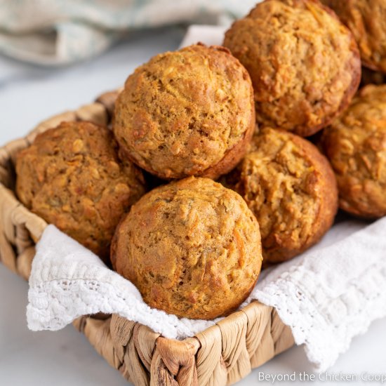 Apple Carrot Muffins