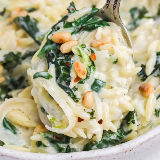 Creamy Lemon Orzo