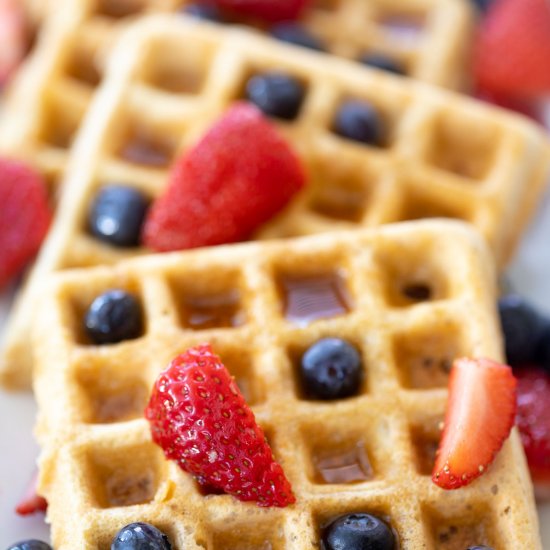 Protein Powder Waffles