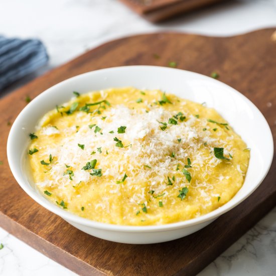 Easy Cheesy Polenta