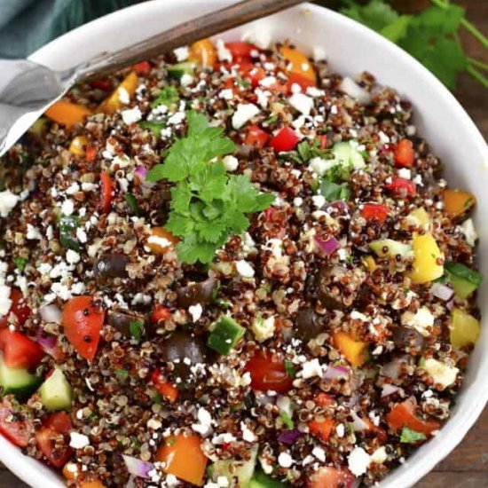 Mediterranean Quinoa Salad