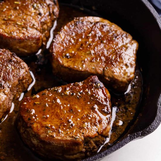 Cast Iron Filet Mignon