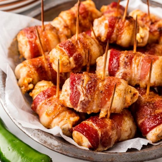 Bacon-Wrapped Chicken Bites