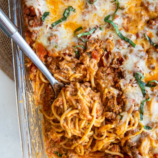 Baked Spaghetti Casserole