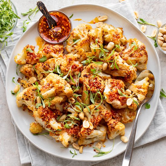 Chili Crisp Cauliflower