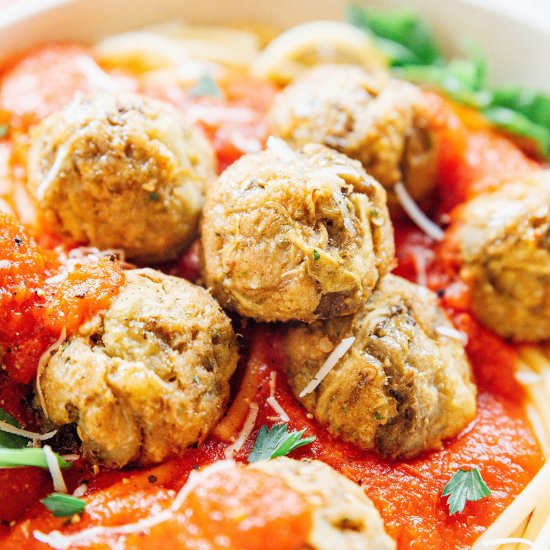 Eggplant Meatballs (Vegetarian)