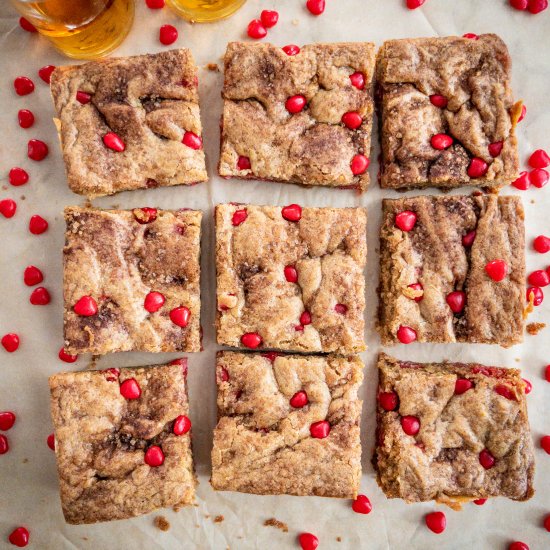 Fireball Whisky Blondies