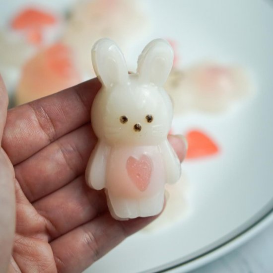 Be My Valentine Vegan Jelly Bunny