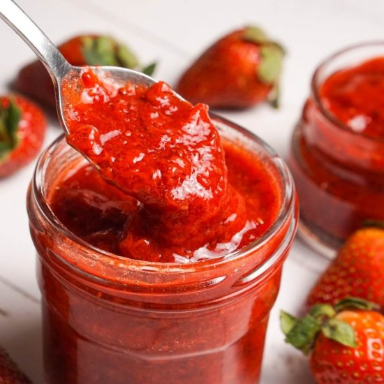 Strawberry Chia Jam without Pectin