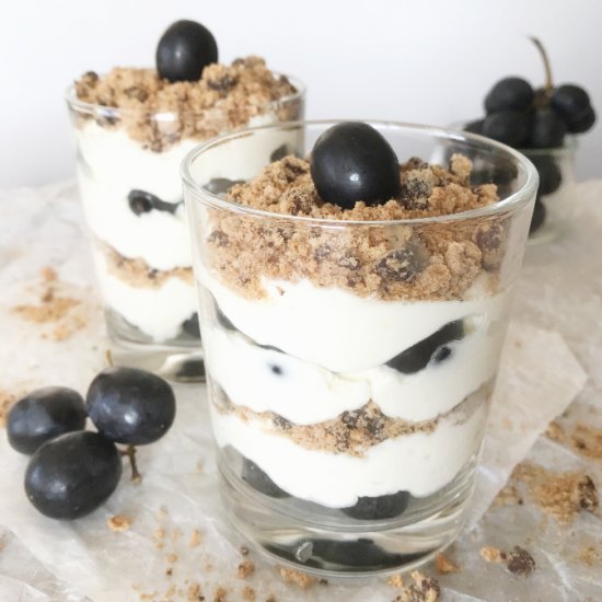 German Mascarpone Dessert w/ Grapes