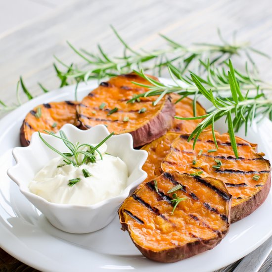 Grilled Sweet Potatoes