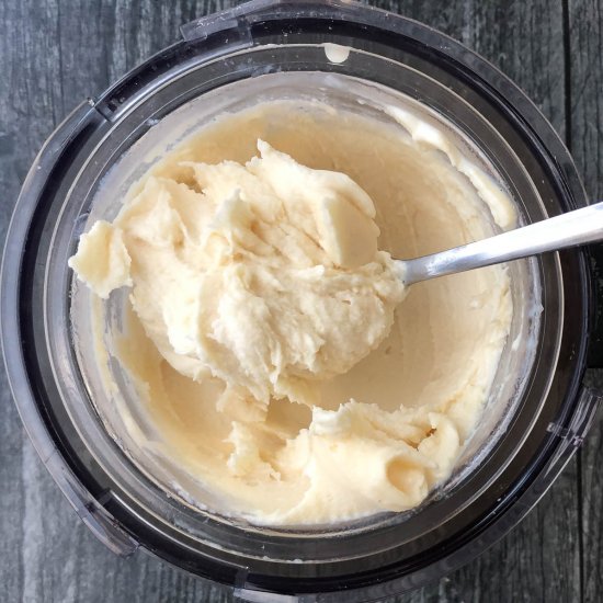 Easy Caramel Keto Protein Ice Cream