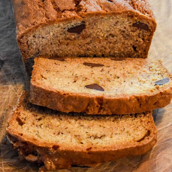 One Bowl Banana Bread