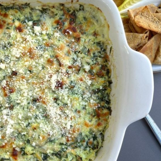 Spinach Crab Artichoke Dip