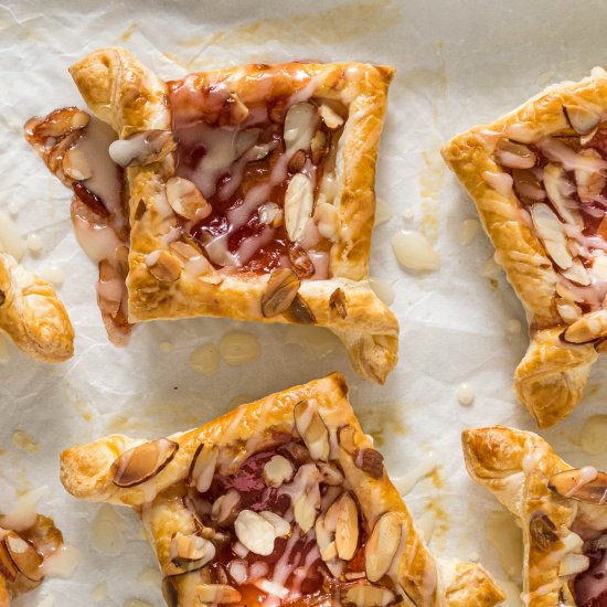 Jam Puff Pastry Tarts