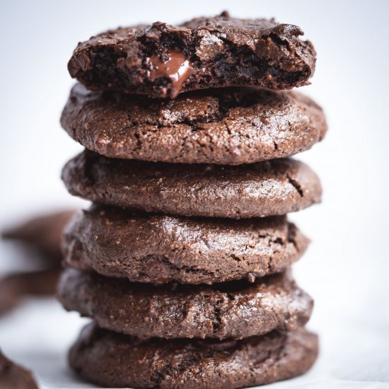 Chocolate Fudge Tahini Cookie