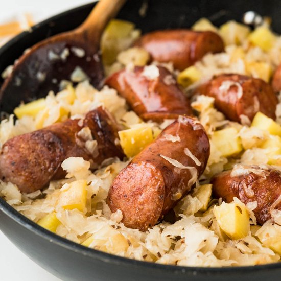 Kielbasa and Sauerkraut