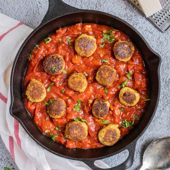 Meaty Tofu Meatballs