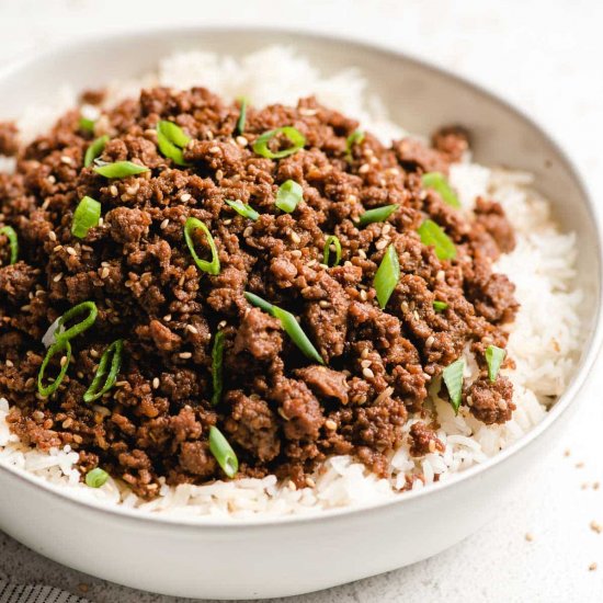 Ground Beef Bulgogi