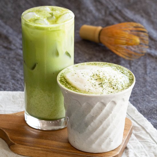 Quick Matcha Latte – Hot and Iced!